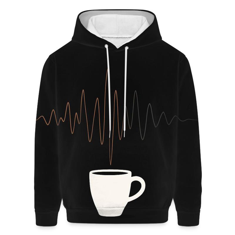 Midnight Espresso Pulse graphic hoodies
