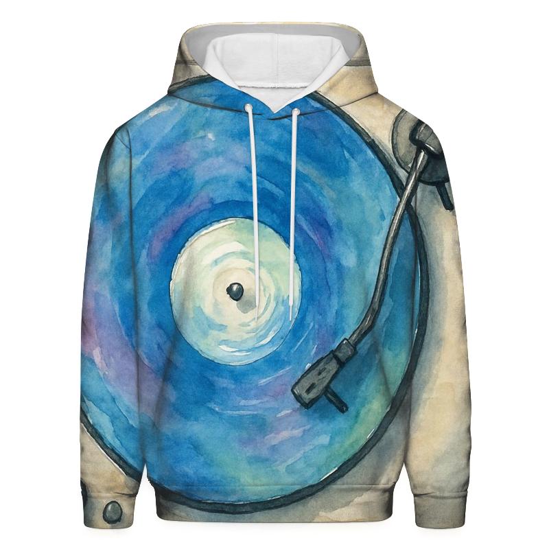 Turntable Watercolor Drift heavyweight hoodies