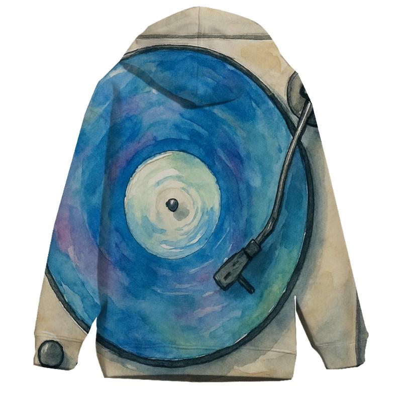Turntable Watercolor Drift heavyweight hoodies