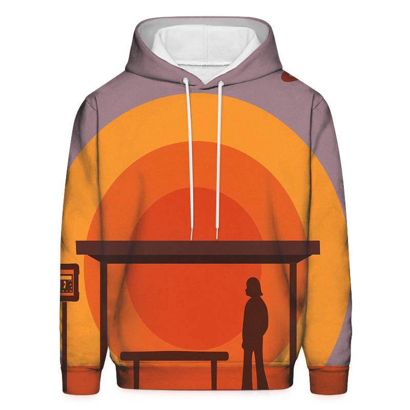 Planetary Bus Stop Sunset hoodie trends