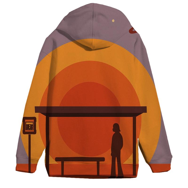 Planetary Bus Stop Sunset hoodie trends