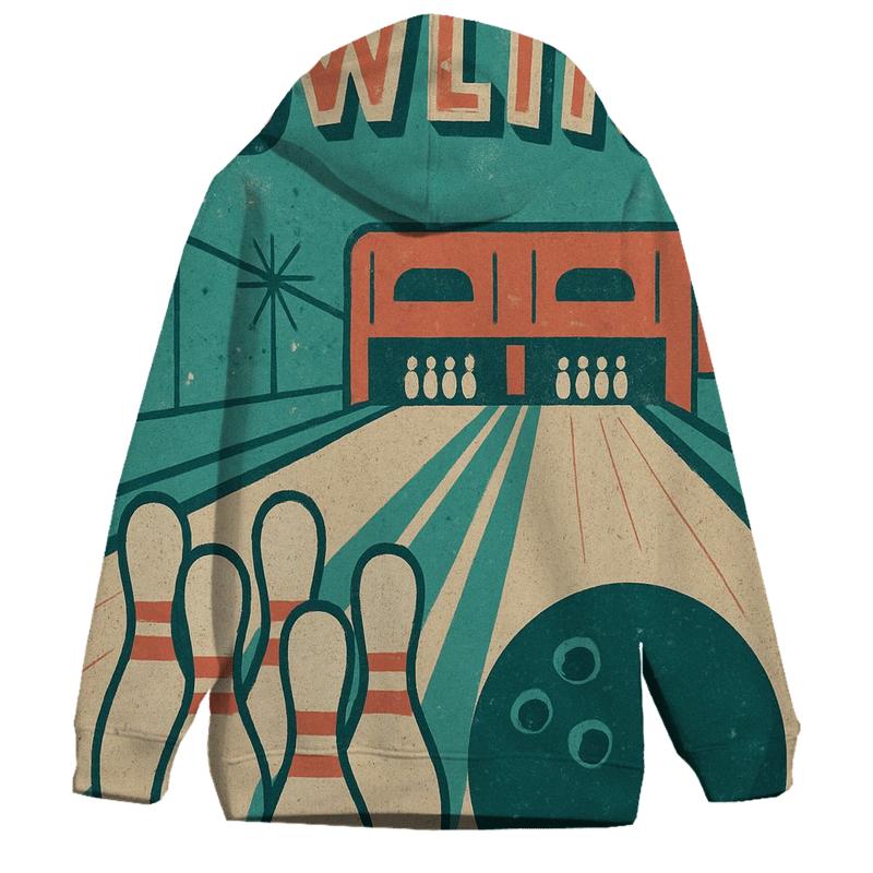 Retro Bowling Alley League Night hoodies fashion