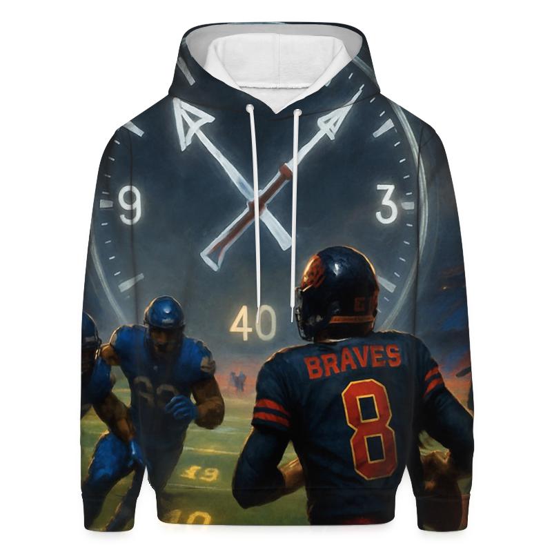 Two Minute Drill On The Chopping Clock hoodie styles