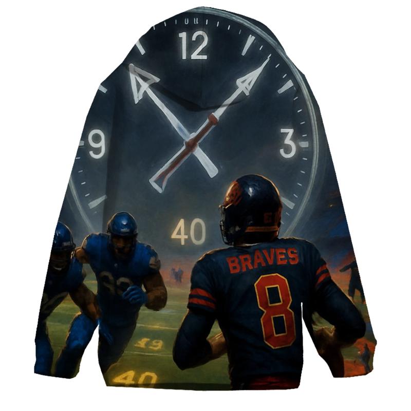 Two Minute Drill On The Chopping Clock hoodie styles