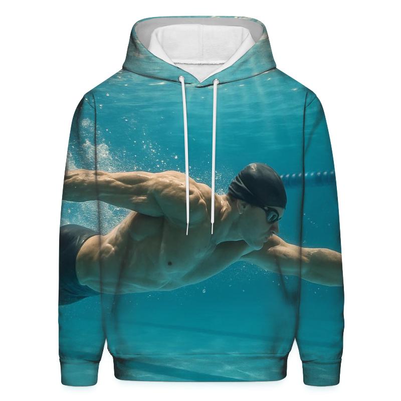 Underwater Swimming Lane Power hoodie trends