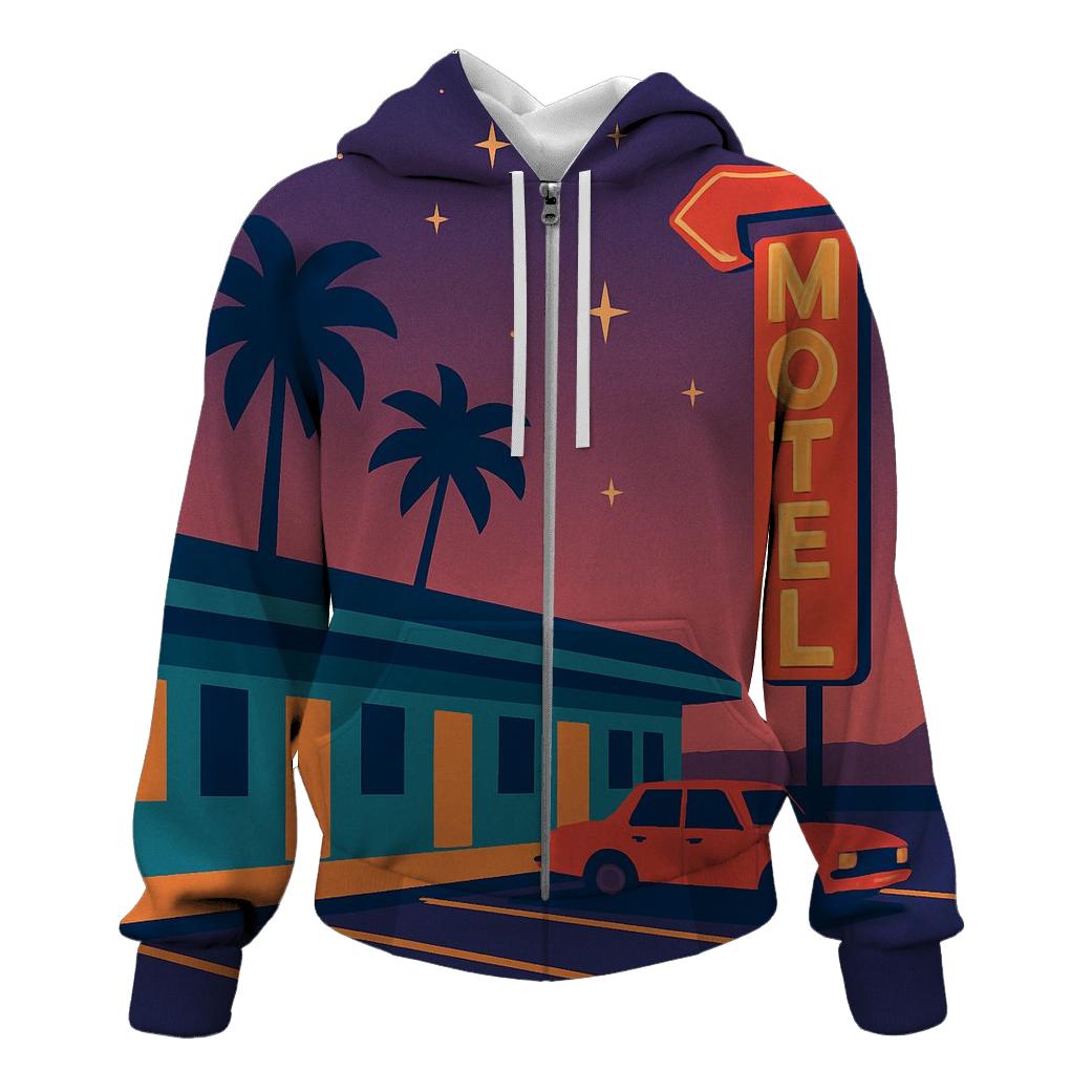 Starlight Motel Highway pullover hoodies