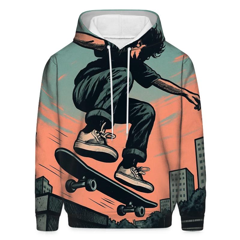 Street Skateboarding Concrete Flow hoodie styles