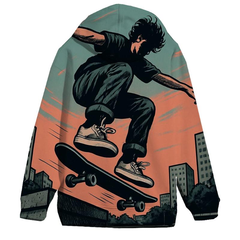 Street Skateboarding Concrete Flow hoodie styles