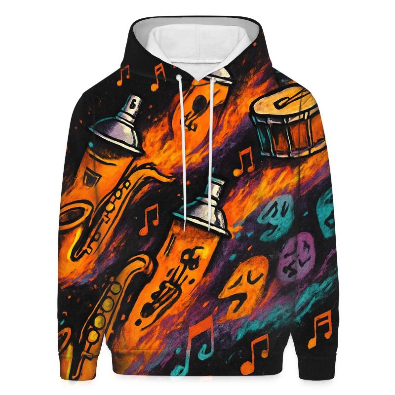 Meteoric Graffiti Orchestra lightweight hoodies