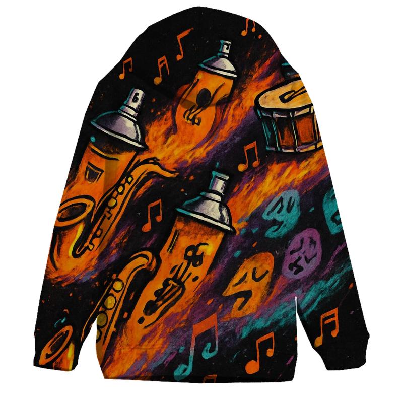 Meteoric Graffiti Orchestra lightweight hoodies