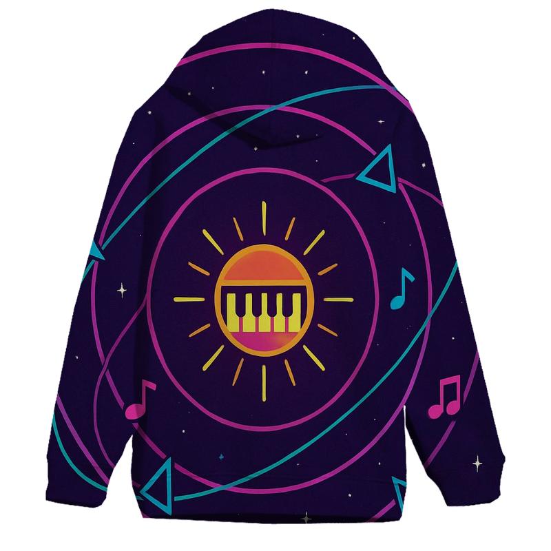 Synth Galaxy Overdrive pullover hoodies