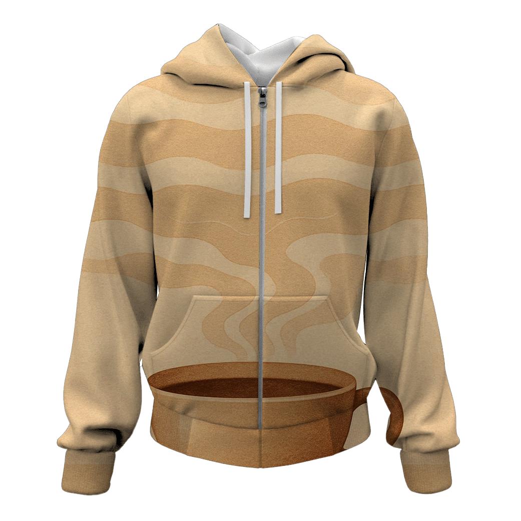 Sepia Steam Horizon designer hoodies
