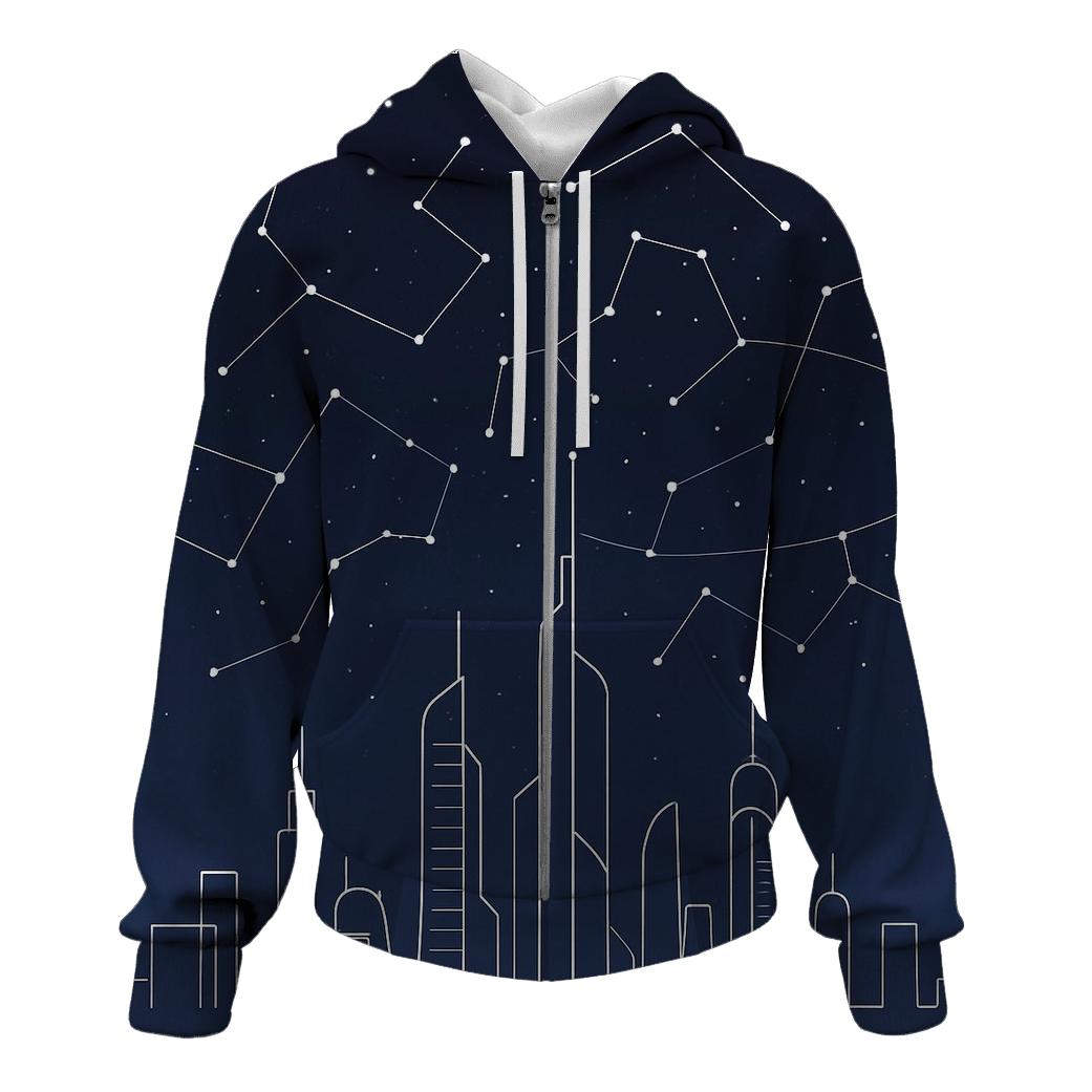 Cosmic City Horizon Line hoodies fashion