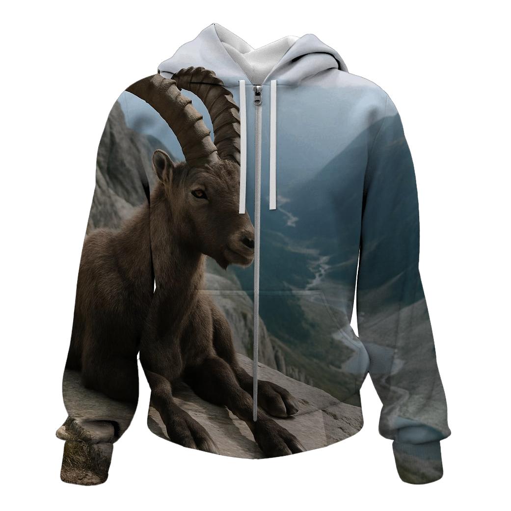 Alpine Ledge Ibex Rest designer hoodies
