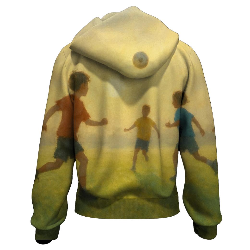 Youth Soccer Sunrise Field zip-up hoodies