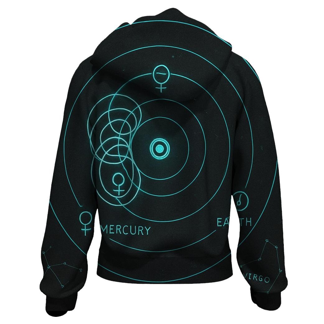 Retrograde Mercury Orbit Diagram designer hoodies