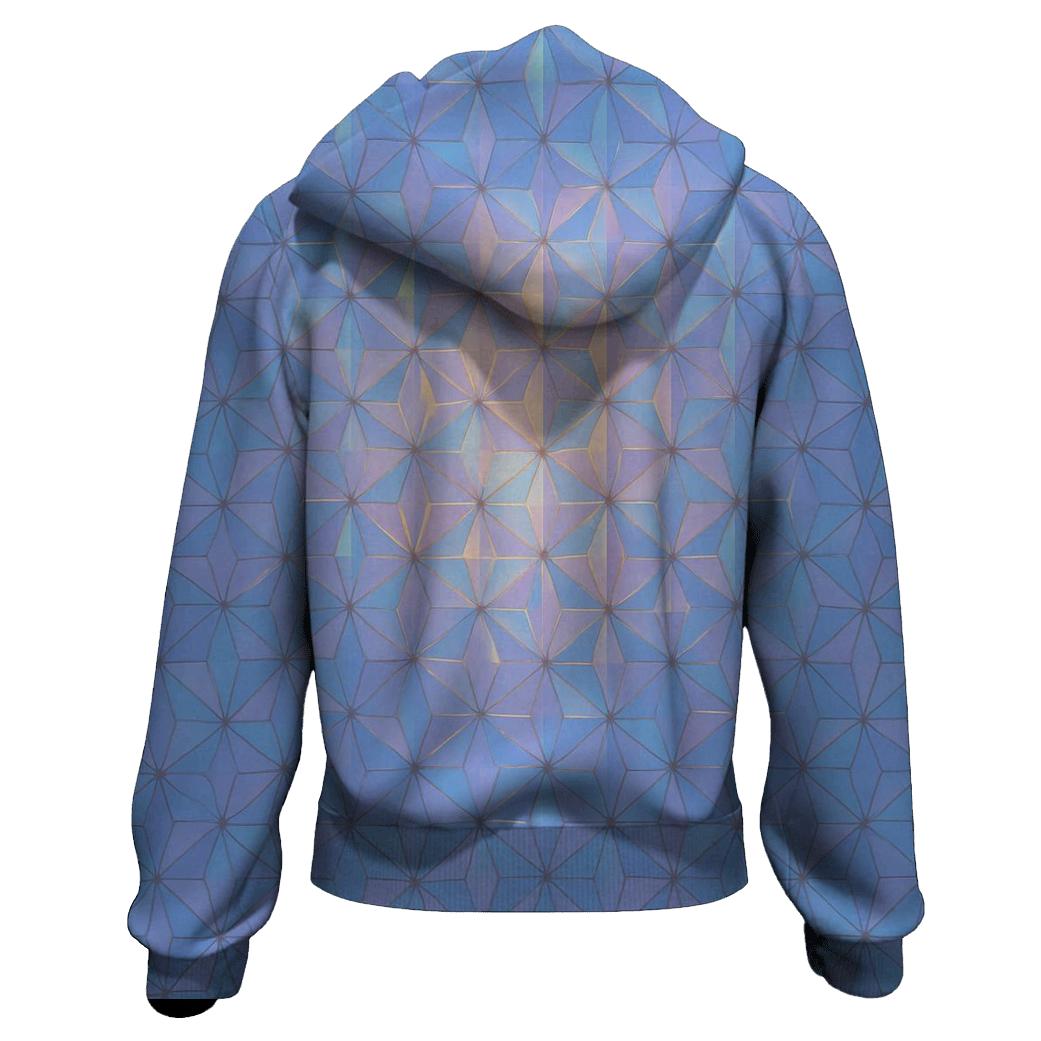 Holographic Star Mosaic hoodie trends