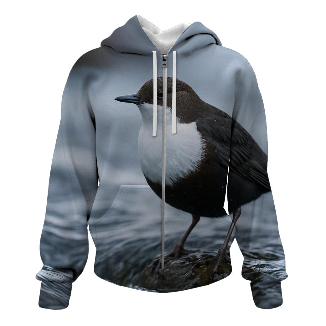 River Stones Dipper Forage embroidered hoodies