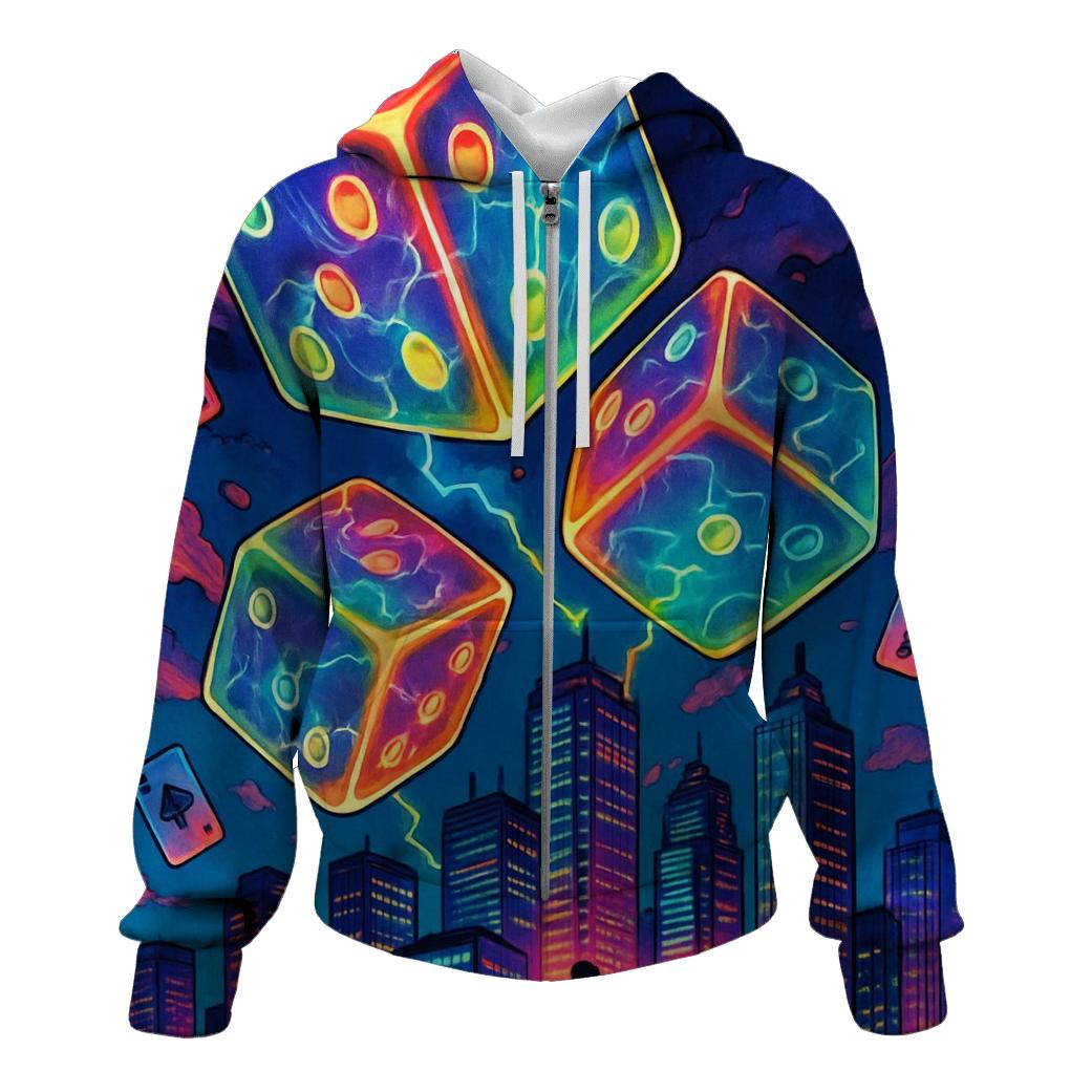 Dice Cascade Skyline hoodie styles