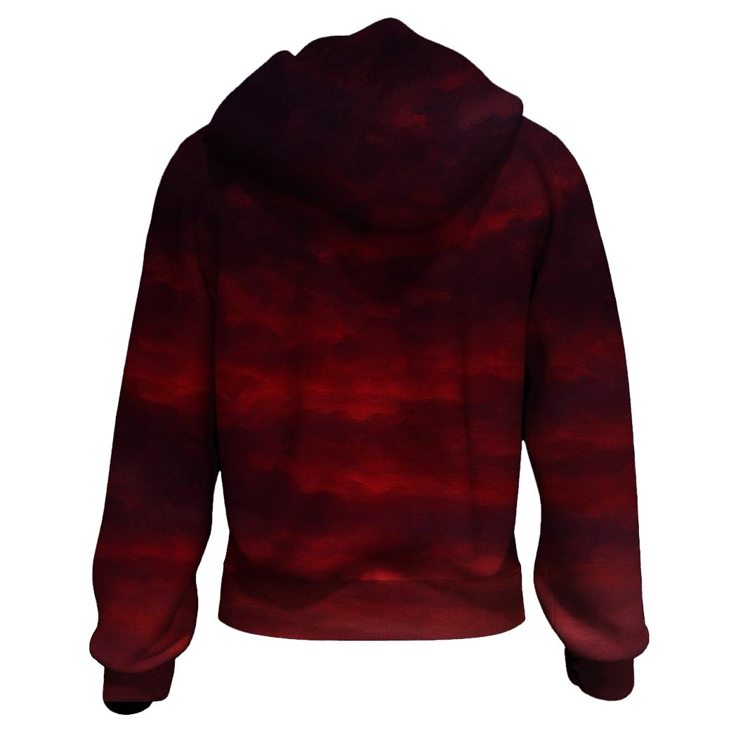 Crimson Cloud Veil hoodie designs