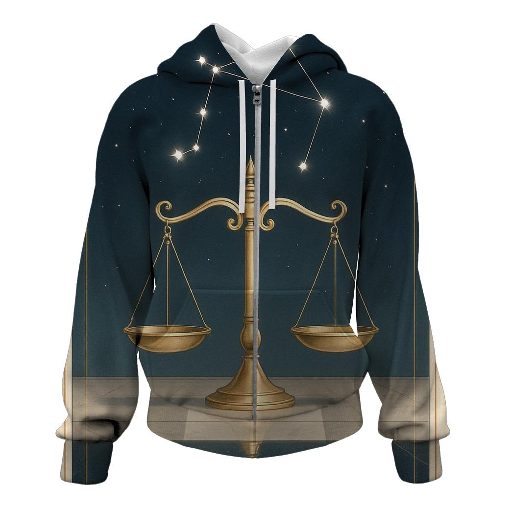 Libra Starlit Balance Court hoodies fashion