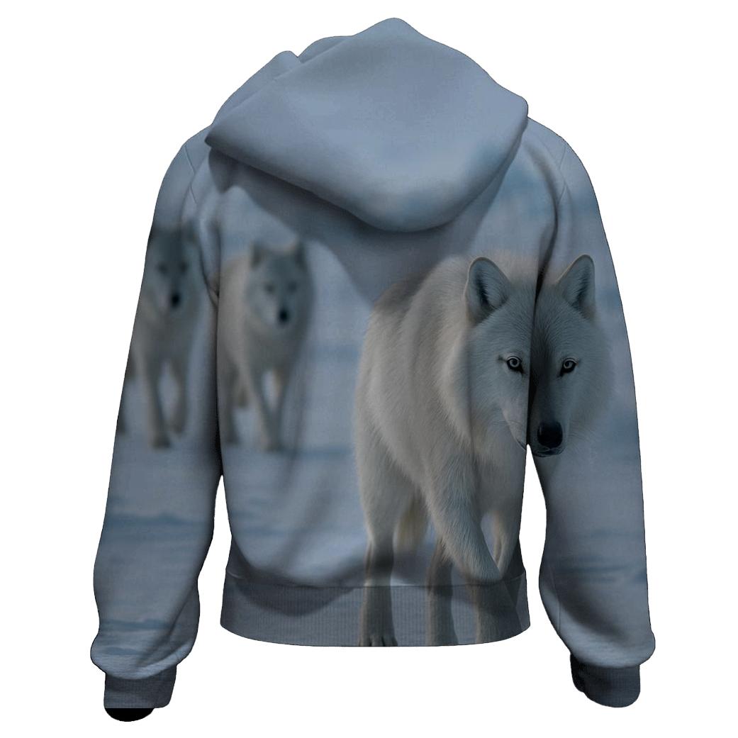 Midnight Pack Arctic Wolves premium hoodies