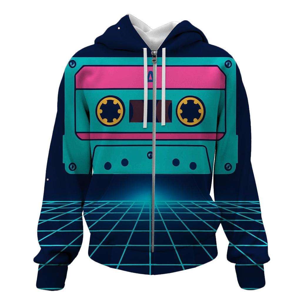 Starlight Cassette Grid hoodie trends