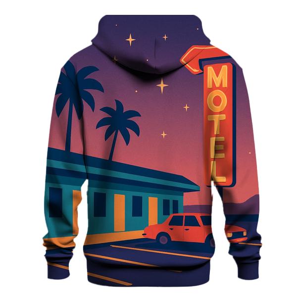 Starlight Motel Highway lightweight hoodies