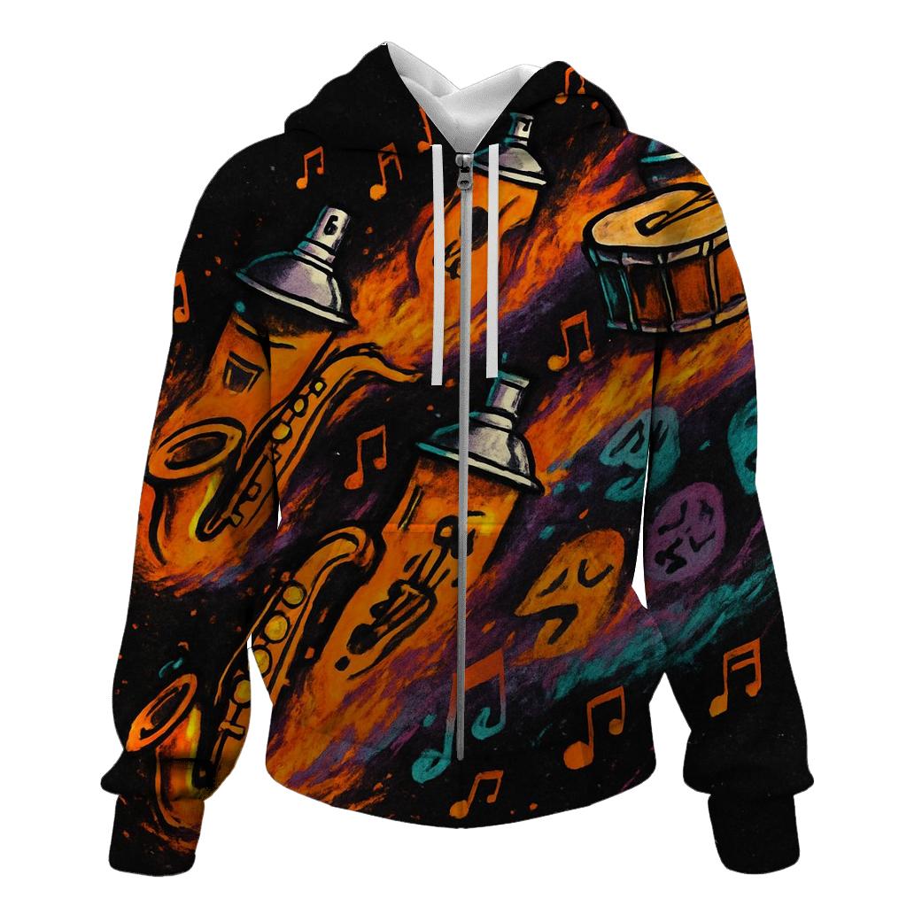Meteoric Graffiti Orchestra hoodie designs