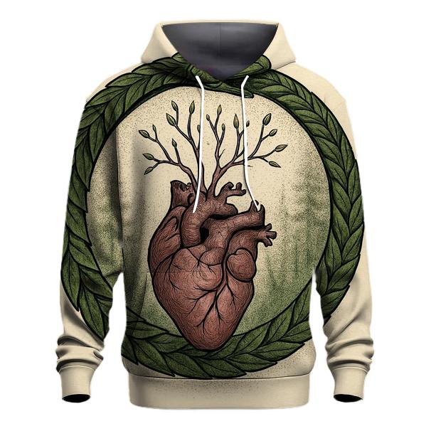 Forest Heart Ouroboros graphic hoodies