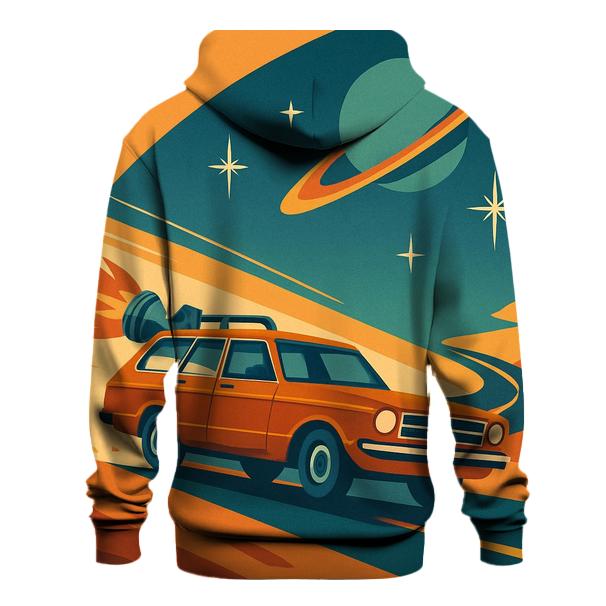 Rocket Powered Road Trip printed hoodies
