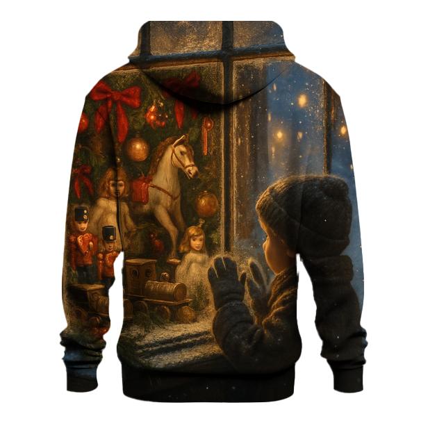 Magical Christmas Window Toy Shop graphic hoodies