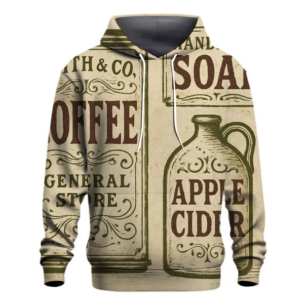 Rustic Country Store Label Collection hoodie trends