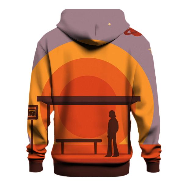 Planetary Bus Stop Sunset custom hoodies