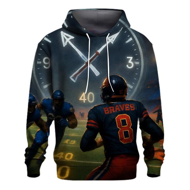 Two Minute Drill On The Chopping Clock pullover hoodies