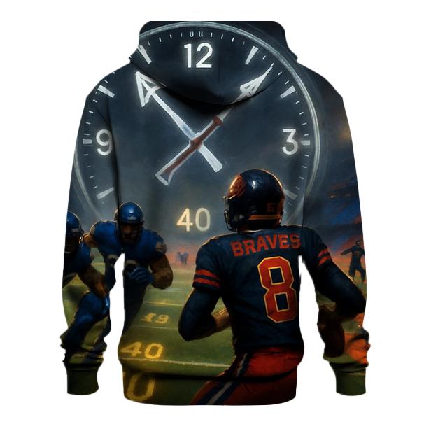 Two Minute Drill On The Chopping Clock pullover hoodies