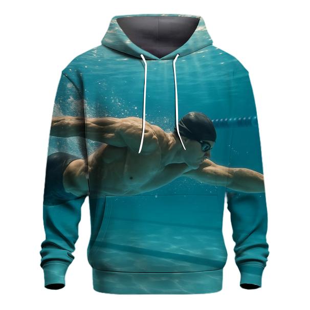 Underwater Swimming Lane Power hoodie trends