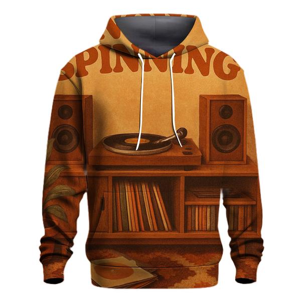 Classic Vinyl Listening Room Poster lightweight hoodies