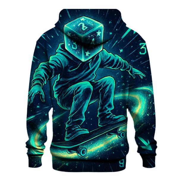 Dicehead Skater In The Star Tunnel hoodie designs