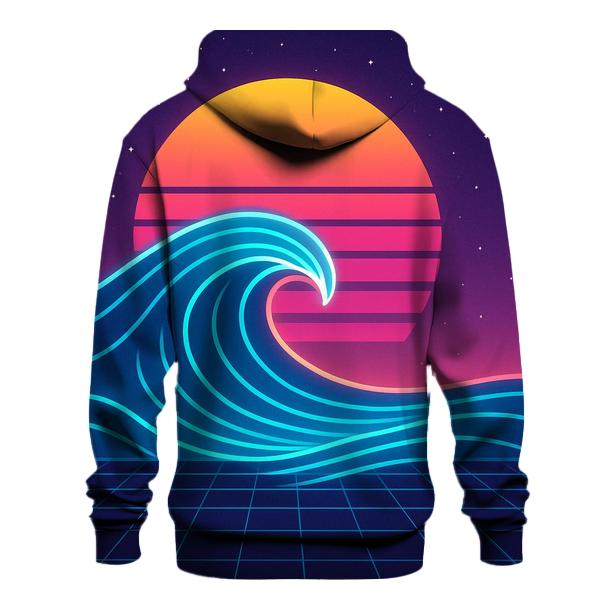 Cosmic Neon Rollerwave heavyweight hoodies