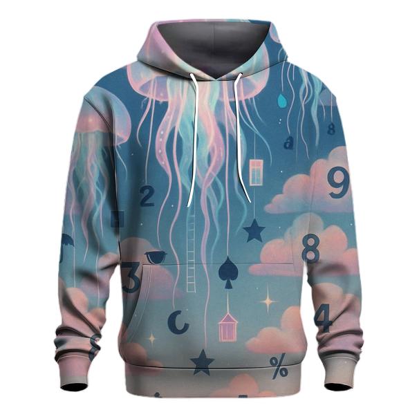 Jellyfish Lottery Clouds premium hoodies
