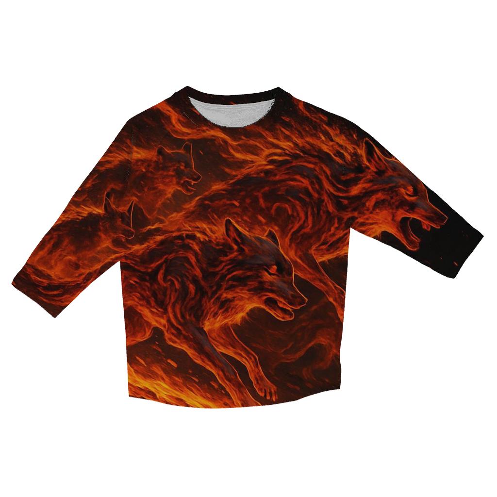 Volcanic Pack Uprising custom 3/4 sleeve shirts