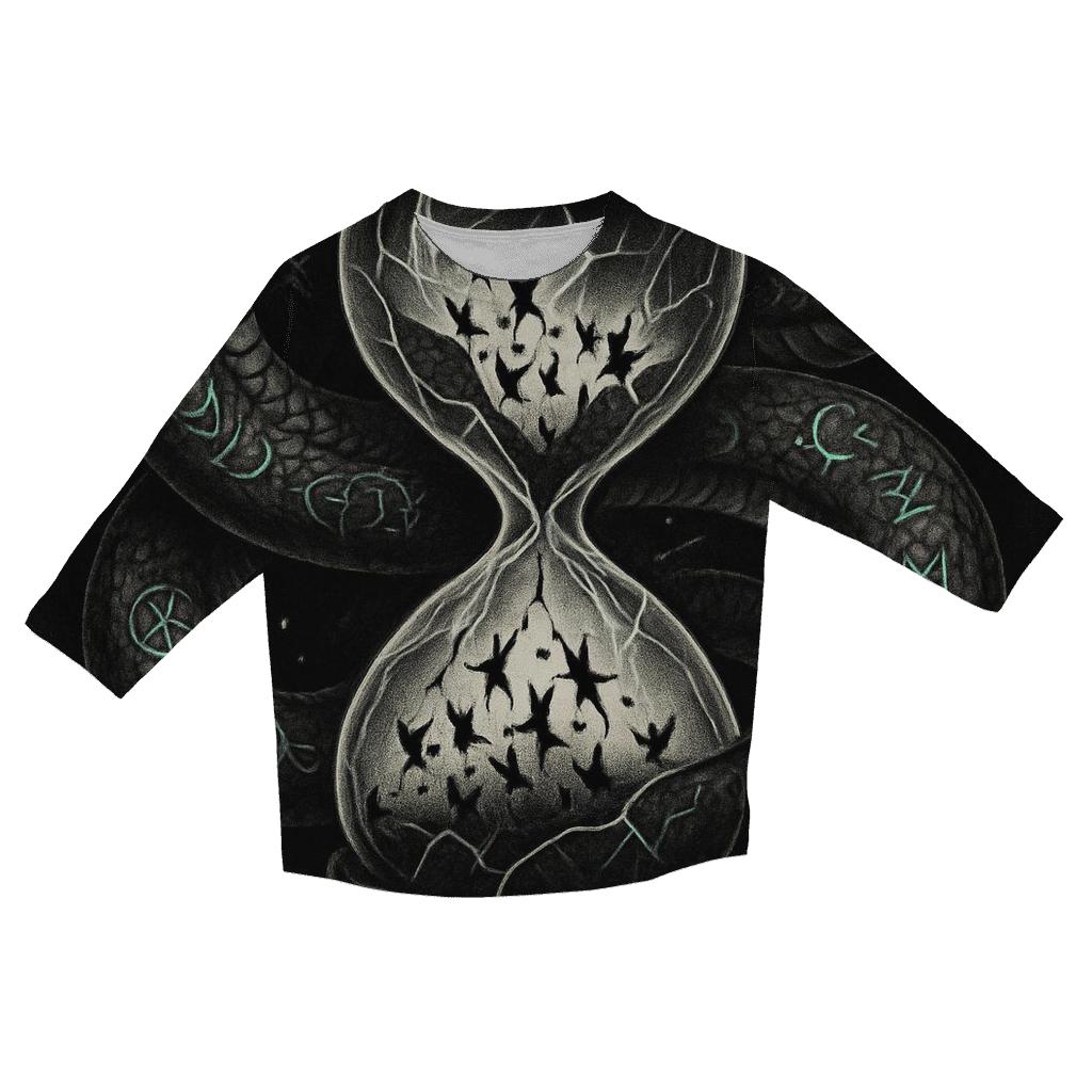 Serpent Of The Shattered Hourglass personalized 3/4 sleeve tees
