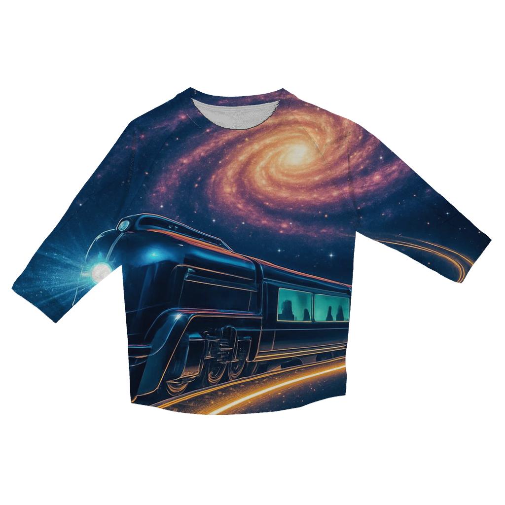 Lunar Train Through The Spiral personalized 3/4 sleeve tees