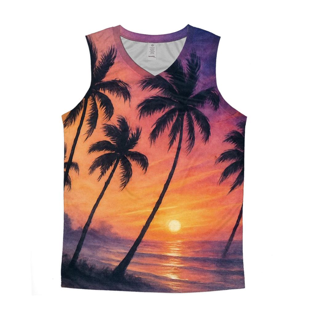 Whispering Palms At Ember Shore stylish racerback tanks