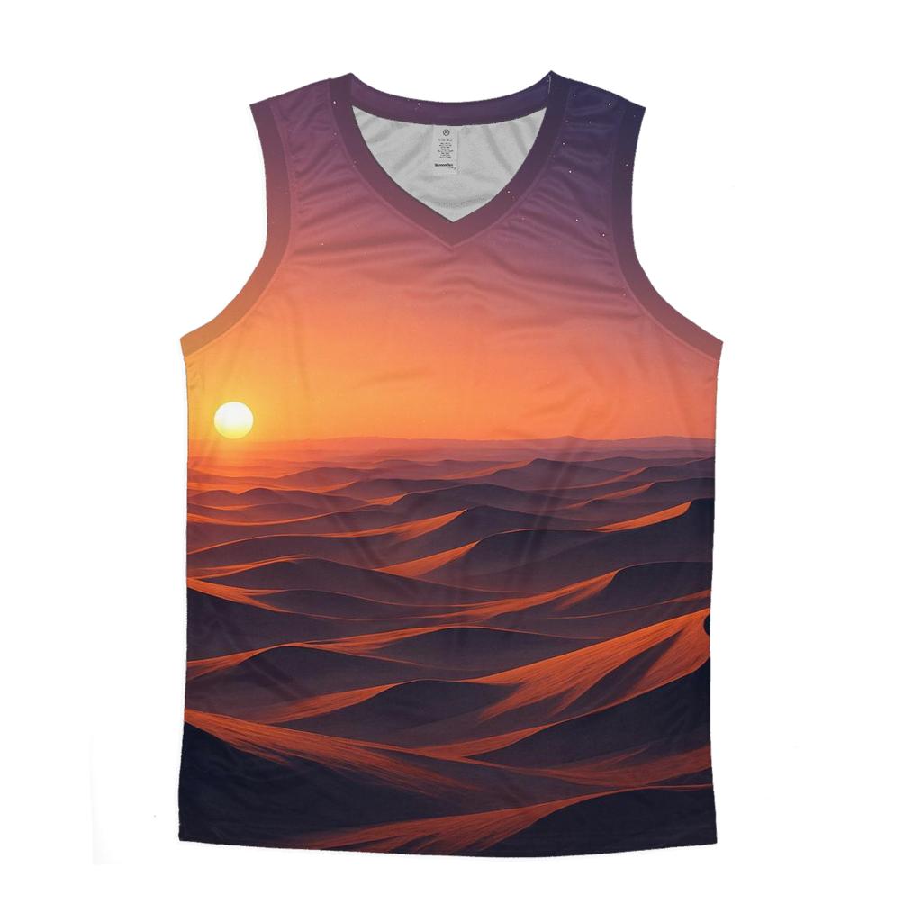Dunes Of Burning Pastel trendy fitted tank tops