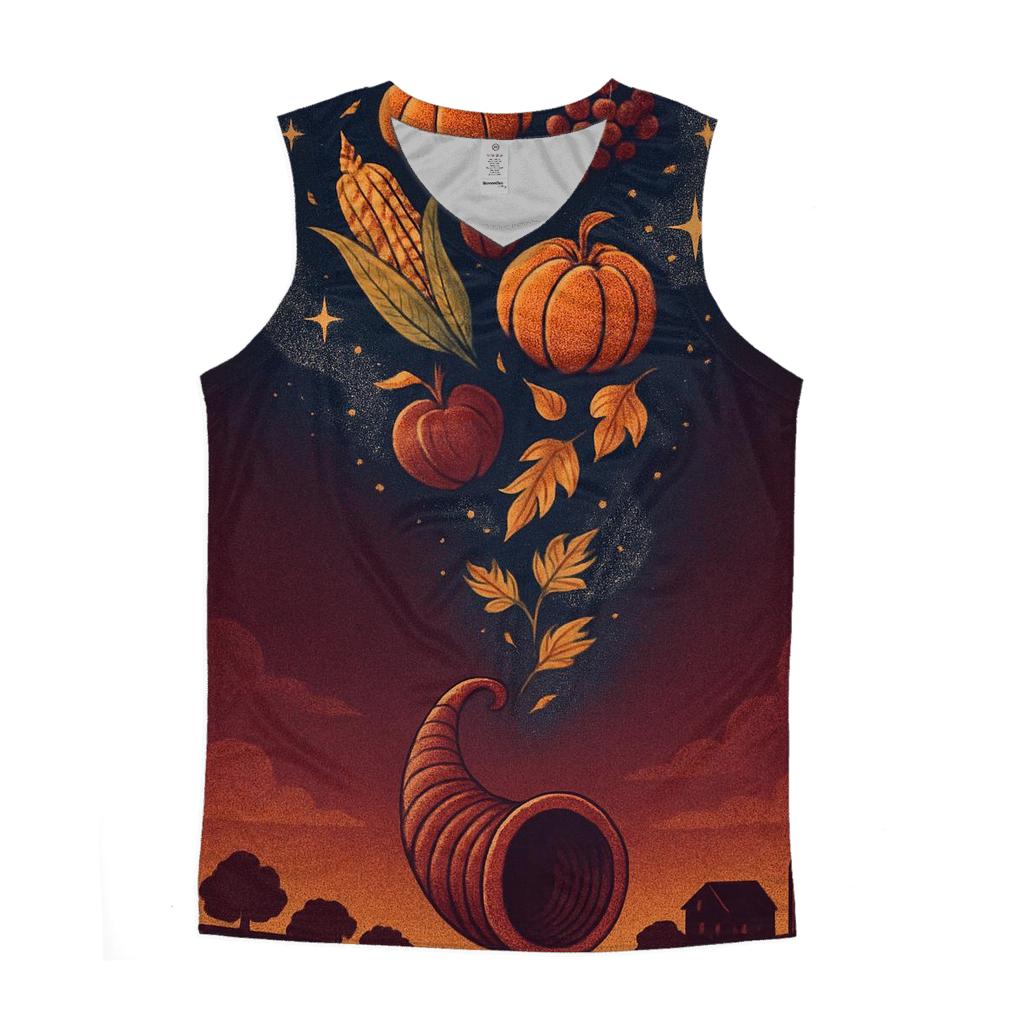 Celestial Cornucopia Spiral stylish racerback tanks