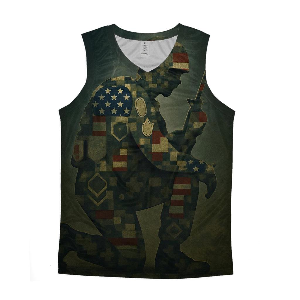 Camouflage Of The Republic trendy fitted tank tops