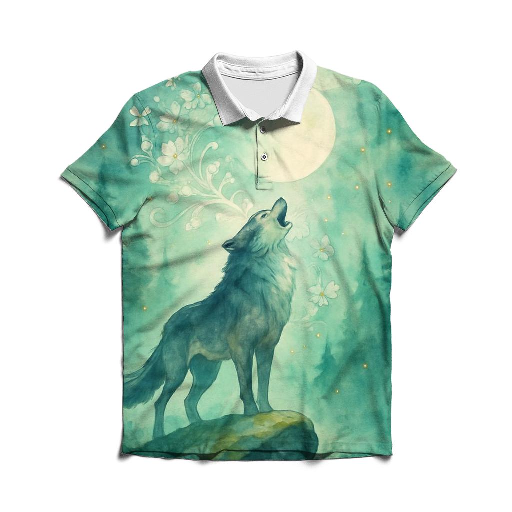 Forest Spirit Howl casual sports polo shirts