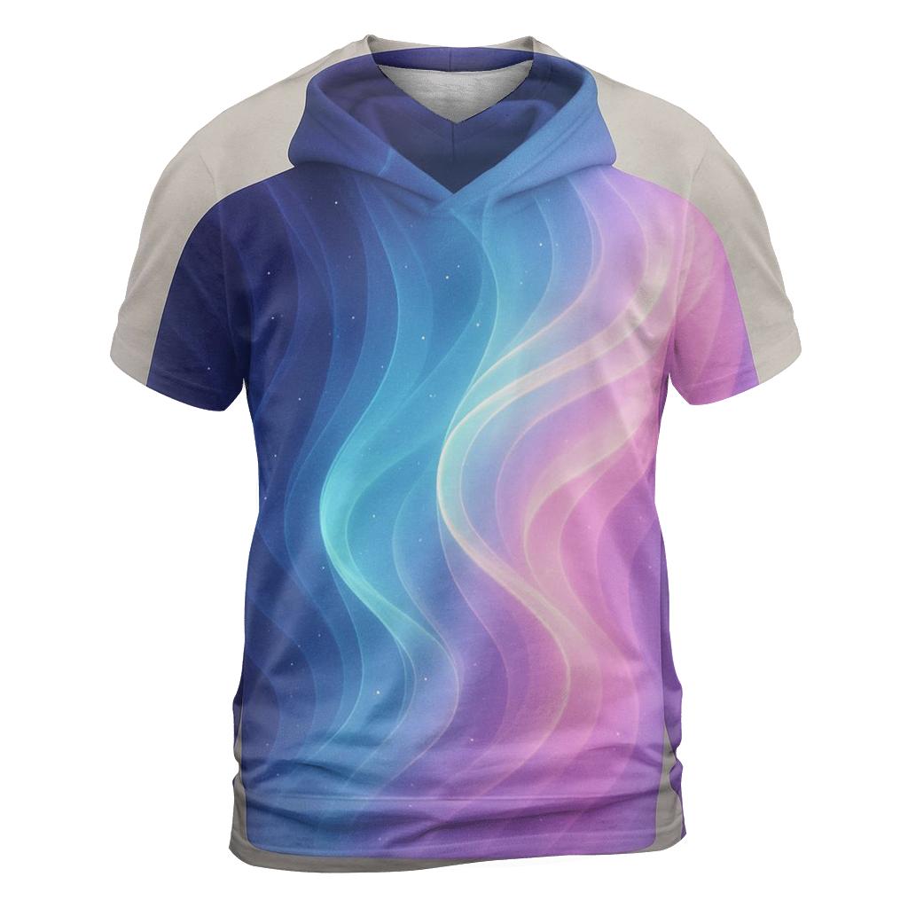Celestial Tidal Gradient unique graphic print tees